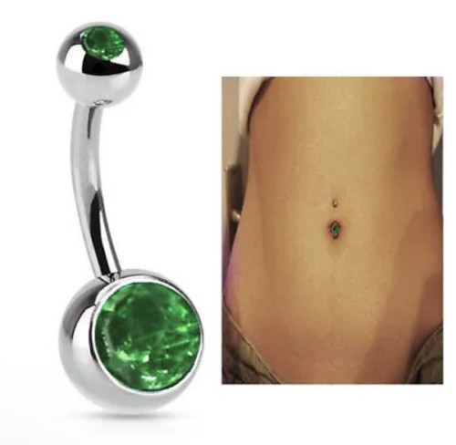 Navel Jewelry Pierce Set Lot Collection Multi Color Fashion Style Gift Present - Picture 2 of 6