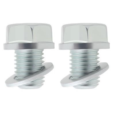 eMagTech 2er Set Motorrad Sumpfschraube Stopfen M12*1,5 mit Unterlegscheibe, Ölablassschraube... 