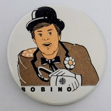 Vintage Bobino CBC Pinback Button – Canadian TV Show Souvenir