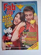 Magazine Fab 208 Mag 1st March 1980 Excellent Condition RICHARD HATCH