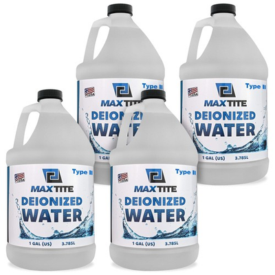 #ad MAXTITE Type II Deionized Water 4 Gallon Lab Grade $89.99