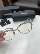 Chrome Hearts BONENNO SSEUR II Silver Optical Glasses Frame Authentic Luxury