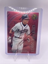 1996 Topps Stadium Club MEMBERS ONLY FINEST #48 Chipper Jones BOX SET EXCLUSIVE