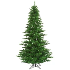 Vickerman 7.5'x52 Tinsel Green Fir Tree 1634T - K165775
