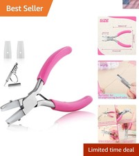 Versatile 3.5-Inch Nylon Jaw Pliers with Replacement Heads for Jewelry Artisans