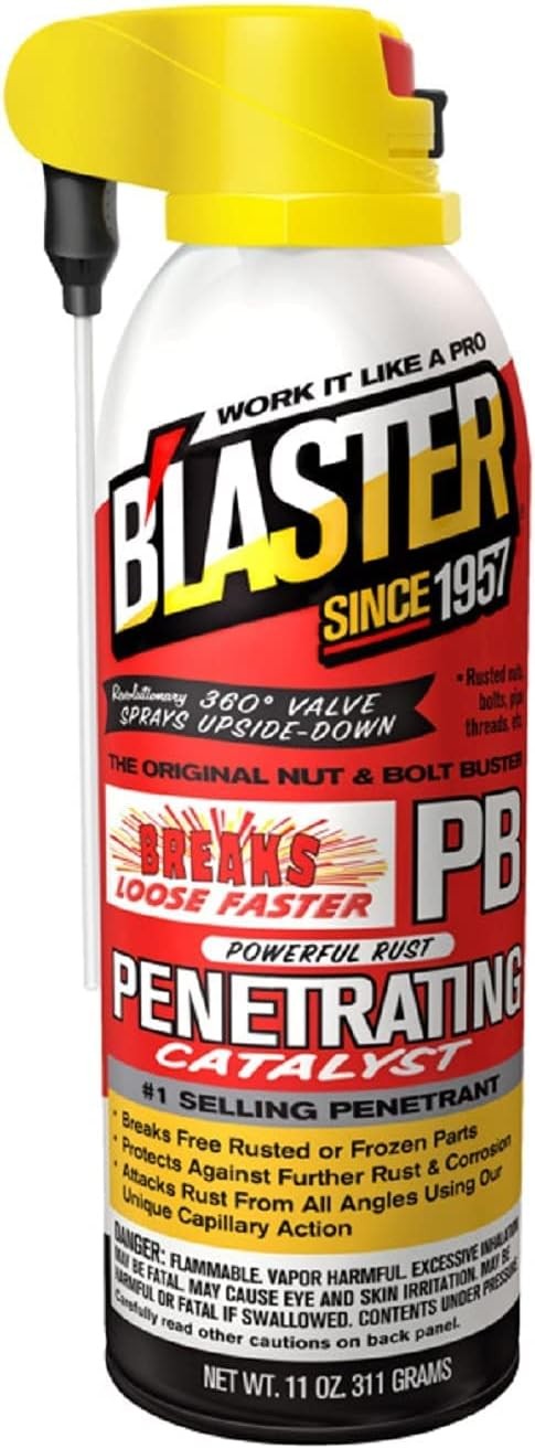 B'laster Penetrating Oil - PB Blaster Spray - 11 Oz., Orange 