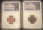 2025 P and D Abraham Lincoln 1C shield Last Year of Issue 2 coin Set NGC MS66 Rd — photo 1