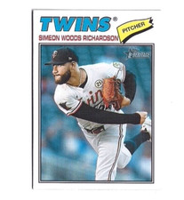2026 Topps Heritage #200 Simeon Woods Richardson Minnesota Twins Baseball SP