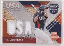 2020 Elite Extra Edition USA Baseball Material Orange /199 Heston Kjerstad 1u6
