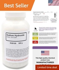 Laboratory-Grade Sodium Hydroxide Pellet, 500g - The Curated Chemical Collection