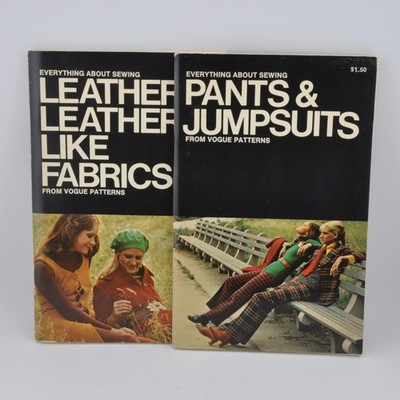 Vogue Patterns Everything About Sewing Booklets Black Good Vintage 1970s Set