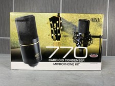 MXL 770 Cardioid Multipurpose Condenser Microphone Kit Shock Mount  Hard Case