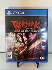 New ListingBerserk and the Band of the Hawk (Sony PlayStation 4, 2017) CIB Tested
