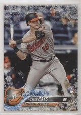 2018 Topps Holiday WalMart Mega Box Metallic Snowflake Austin Hays #HMW19 ut4