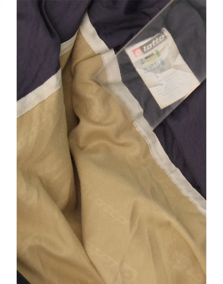 Chaqueta cortavientos holgada para hombre LOTTO UK 38/40 mediana azul marino CV10 Foto 3 de 3