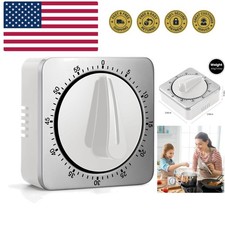 Kitchen Timers for Cooking, Chef Cooking Timer Clock with Loud Alarm,100% Mec...