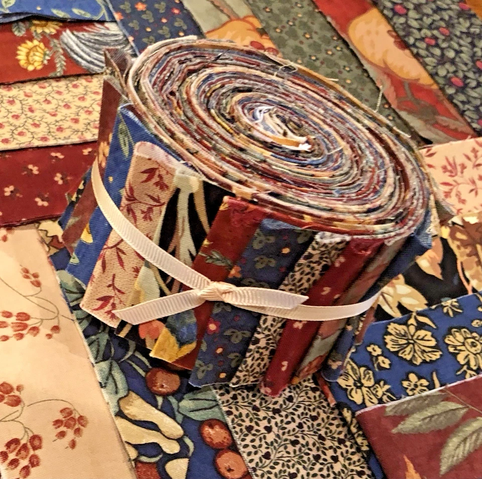 Country Look 20 Strip Jelly Roll By Moda, Timeless Treasures, Hoffman etc. - Image 2 of 4