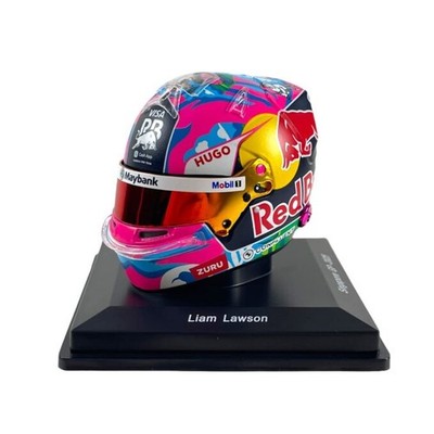 Mini Helmet Spark 1/5 Visa Cash App RB Liam Lawson Singapore GP 2025