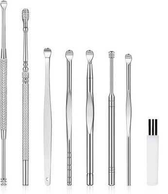 Ear Pick Ear Wax Removal Kit for Ear Adult and Kid with PORTABLE STORAGE CASE