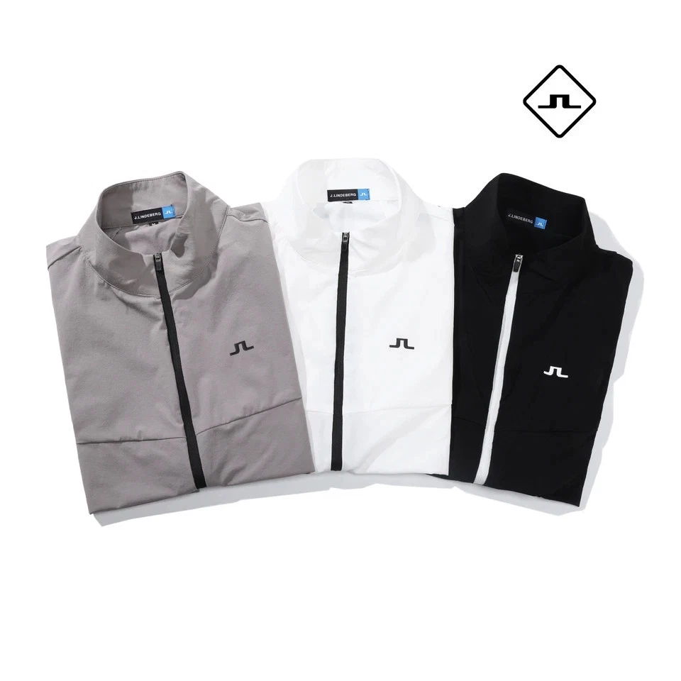 NUEVO J.LINDEBERG Chaleco de Golf Calce Ajustado para Hombres Ligero Cómodo Sin Mangas Top Foto 2 de 4