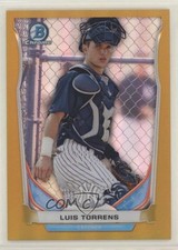 2014 Bowman Draft Top Prospects Chrome Gold Refractor 17/50 Luis Torrens 0e06