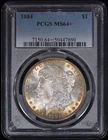 1884 Morgan Silver Dollar $1 PCGS MS64 + Plus - Great Eye Appeal!