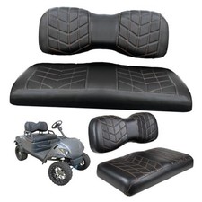 4PCS Golf Cart Seat Covers Kit, Front and Rear Seat Fits YAMAHA/G29/Drive2