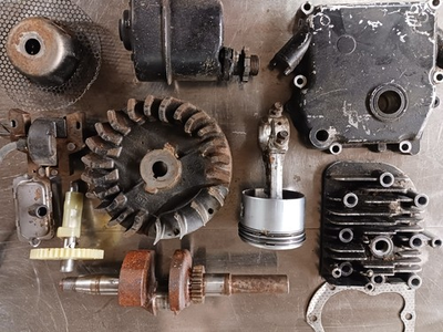 #ad #ad Briggs amp; Stratton 3.5 HP Build Parts Head Crank Cover Piston Ignition Etc. $45.99