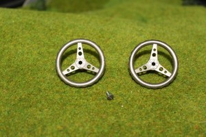 2 Metall Lenkräder Carrera Servo140 Geschwindigkeitsregler, 5 mm Innenvierkant