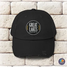 Great Lakes Brewing Logo Unisex Distressed Cap