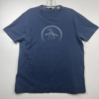 Original Penguin by Munsingwear T-Shirt Men's L Navy Circle Logo Everyday Wear