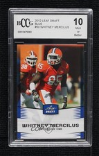 2012 Leaf Draft Blue Whitney Mercilus #50 BCCG 10 Mint or Better 9ut