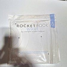 Rocketbook Wave Reusable Notebook, Microwave Erase, Letter 8.5 x 11 in