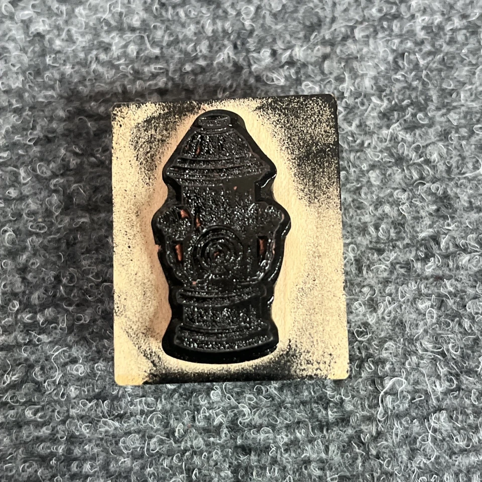 Sello de goma montado en madera PSX Fire Hydrant D1245 Foto 3 de 4