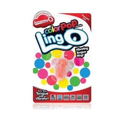 Screaming O Colorpop Ling Vibrating Tongue Ring Cp-Lng-Or-110E