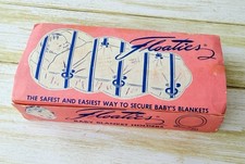 Vintage Ric-Tur Floaties Baby Crib Secure Blanket Holders Made In USA RARE