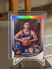 2025-26 Bowman Basketball #BRR-42 Koby Brea Red Rookie Refractor RC RED LOGO