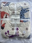 NWT Essential Oversized Throw Blanket Bark Park Seedpearl 94”x66” Dogs SOFT — photo 1