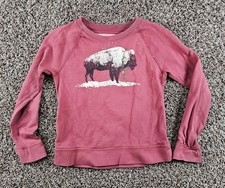 Crewcuts by J Crew Kids Sz 10 Sweatshirt Christmas Buffalo w/ Christmas Lights