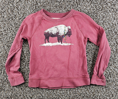 Crewcuts by J Crew Kids Sz 10 Sweatshirt Christmas Buffalo w/ Christmas Lights