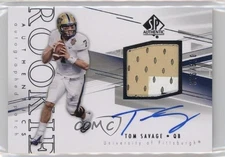 2014 SP Authentic Authentics /550 Tom Savage #211 RPA Rookie Patch Auto RC