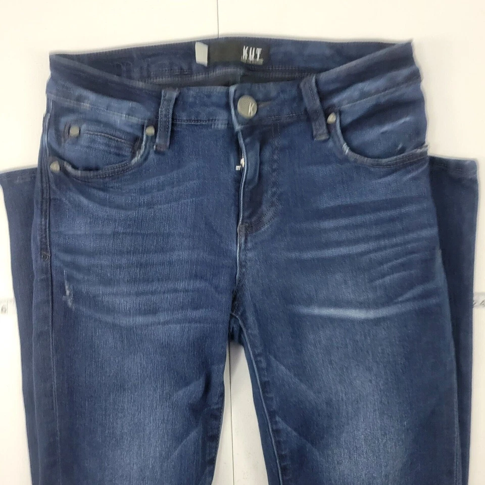 Kut From the Kloth MIA toothpick skinny jeans 2 blue 2782 denim womens 27x31 - Image 2 of 4