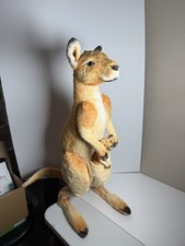 36 Inch Poseable Kangaroo Plush Stuffed Animal with Joey Soft Plush Toy