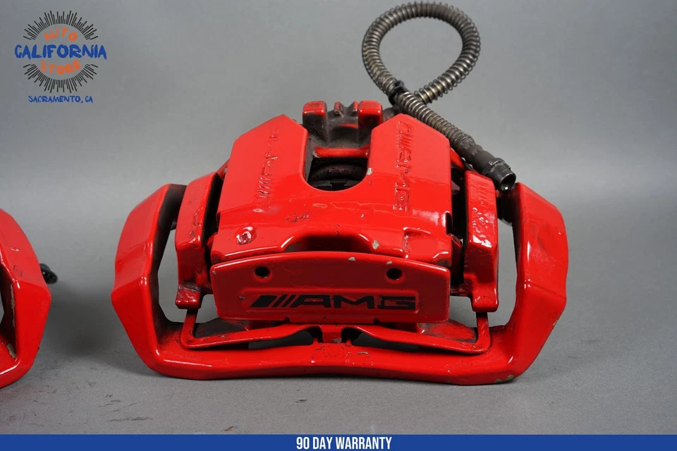 08-14 Juego de 2 pinzas de freno traseras izquierda y derecha mercedes w216 cl63 s65 amg OEM Foto 3 de 4