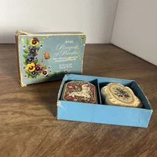 Avon Bouquet of Pansies Two Special Occasion Fragranced Soaps (3 oz each)