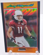 2007  Bowman Chrome - Larry Fitzgerald - Orange Refractor  7/25 - HOF! Cardinals