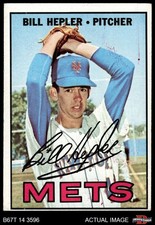 1967 Topps #144 Bill Hepler Mets 4 - VG/EX