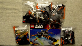 LEGO Star Wars Poe's X-Wing Fighter 75102 Complete Parts Set, Mini Figs, Manual