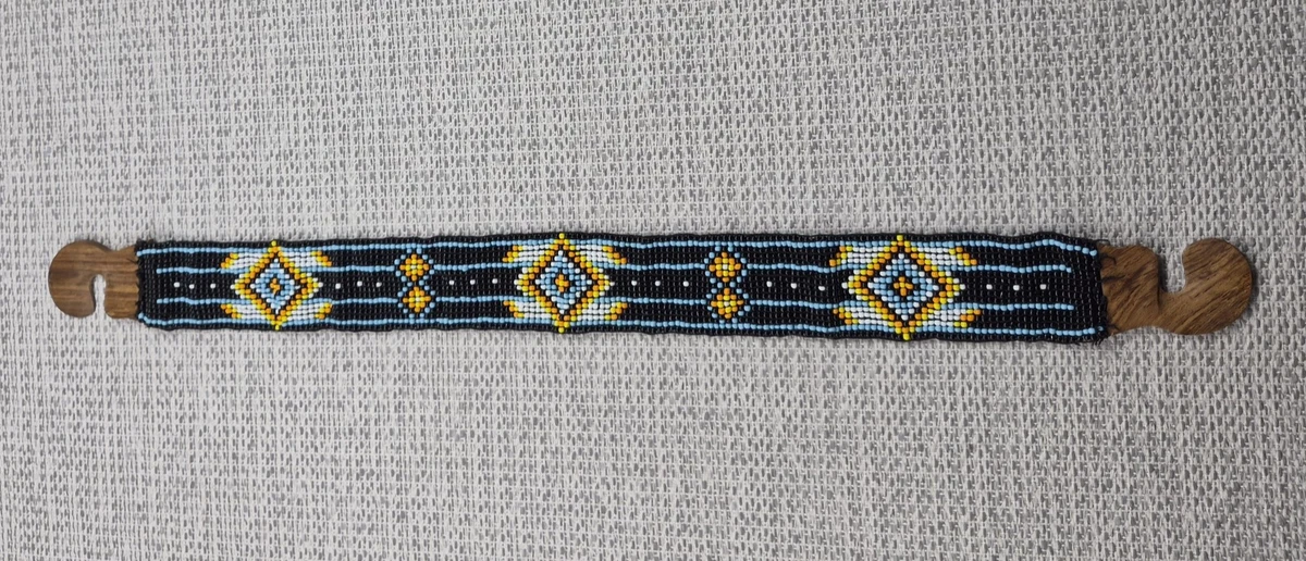 Tasha Polizzi Desert Belt Handmade Wide Seed Bead Chocolate Brown Suede‎ Handmade Leather Wide Belts for Women for sale | eBay main image 3