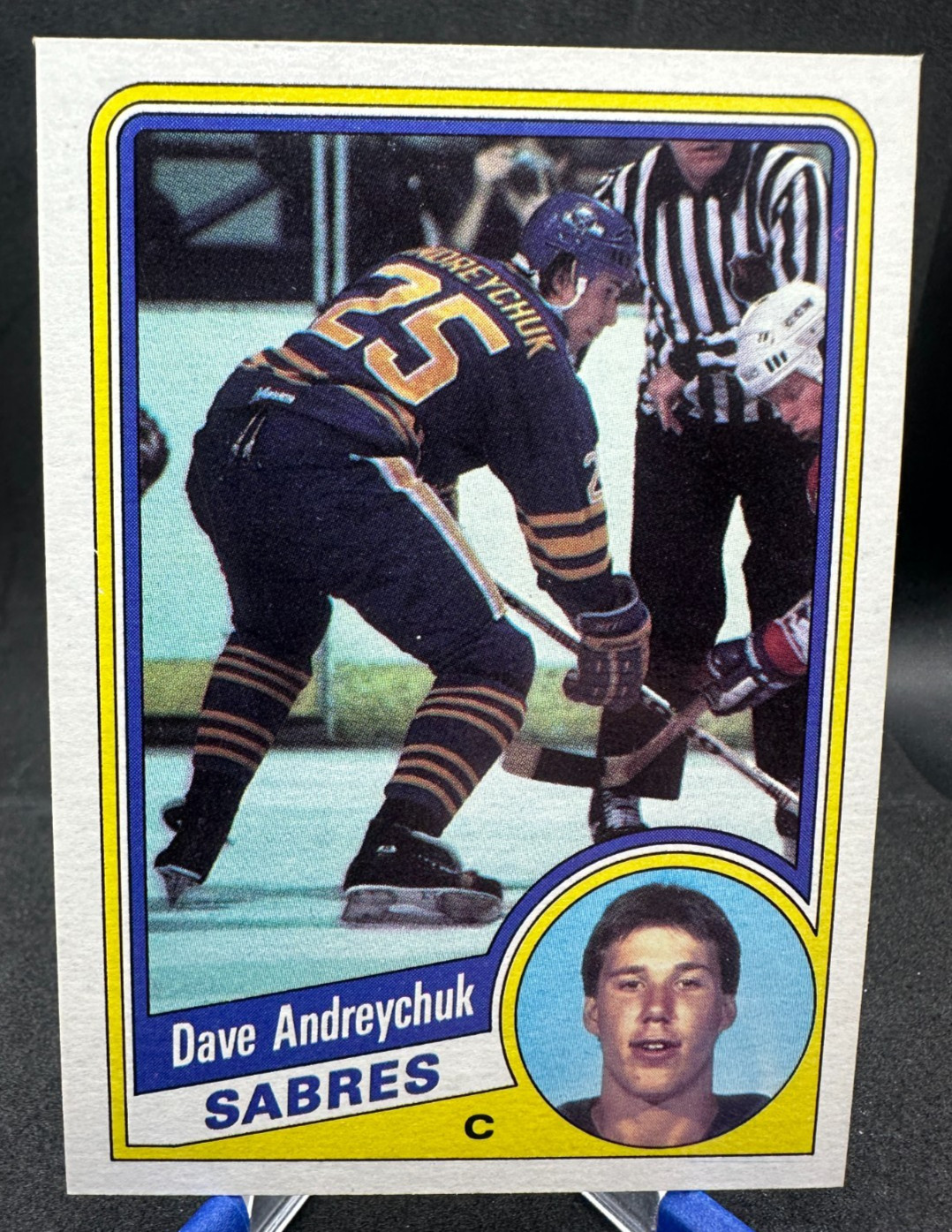 1984-85 Topps #13 Dave Andreychuk Rookie Card RC Sabres